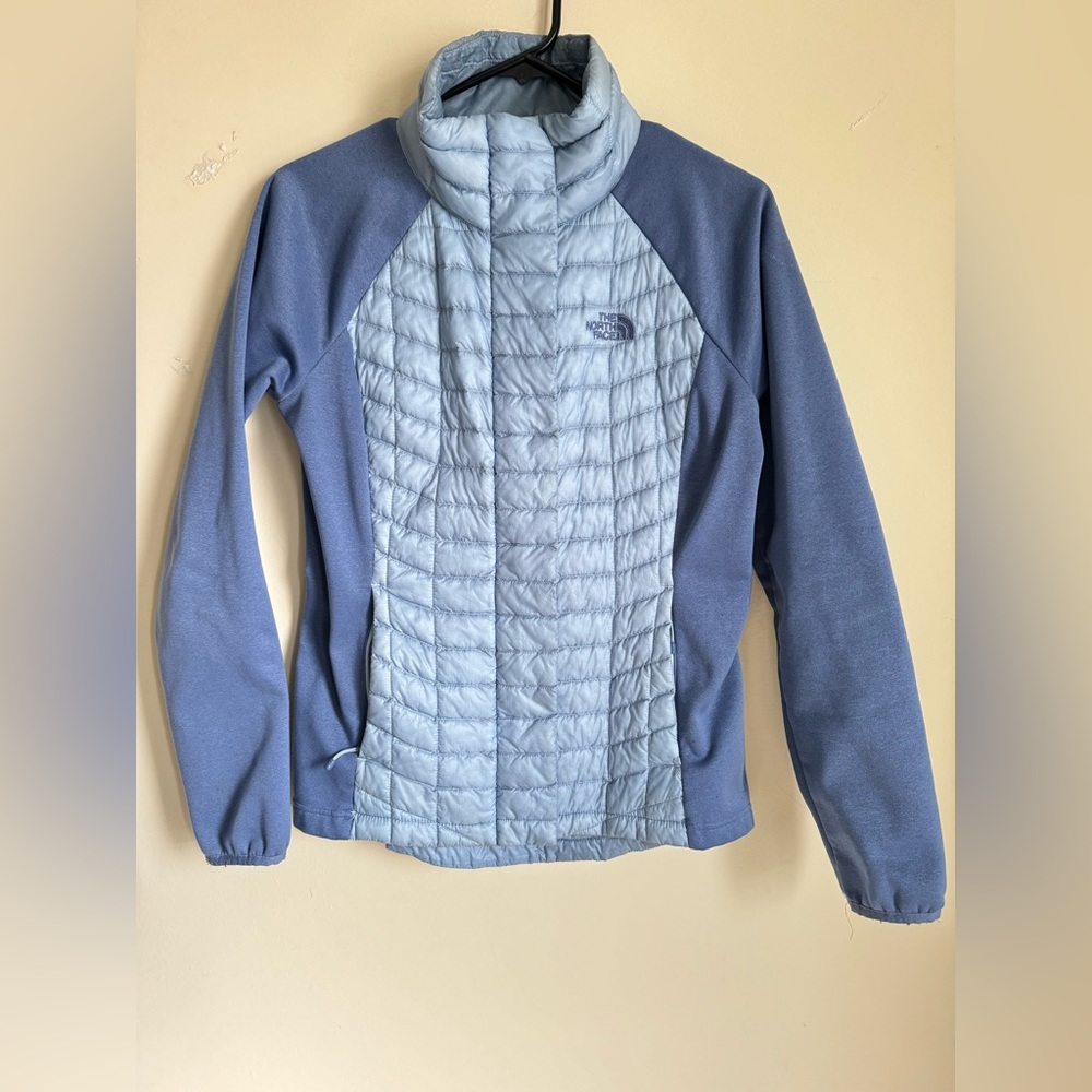 Blue north face jacket